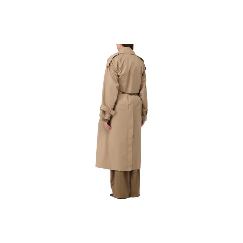 SportMax Waterproof Cotton Trench Coat-4