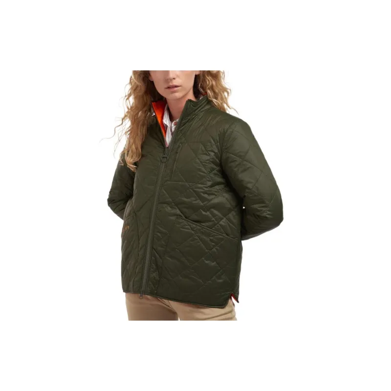 Brompton X BARBOUR Jackets Women's Olive Green-5