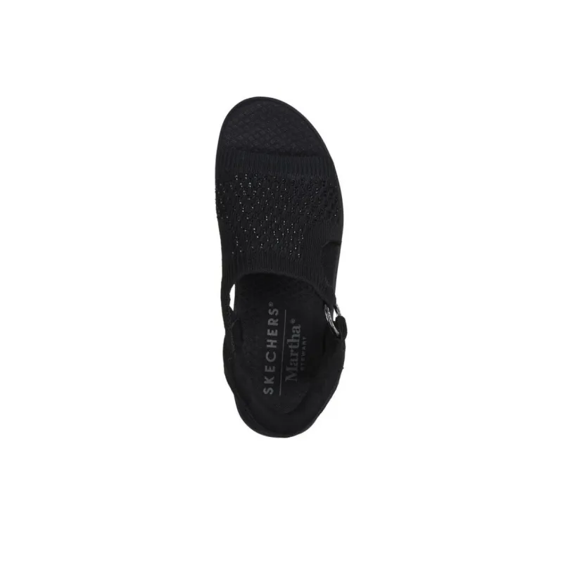 Martha Stewart x Skechers Slip Ins Beach Sandals Women's Black-3