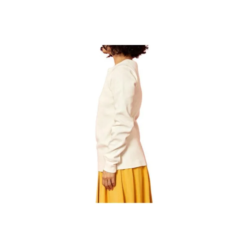 FREAK'S STORE Frida Thermal Cut And Sew Sweater Women's White-3