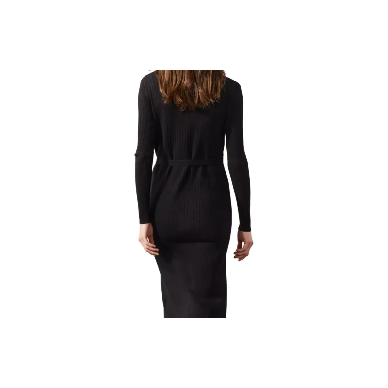 ZARA Long Sleeved Dress Women's Black-3