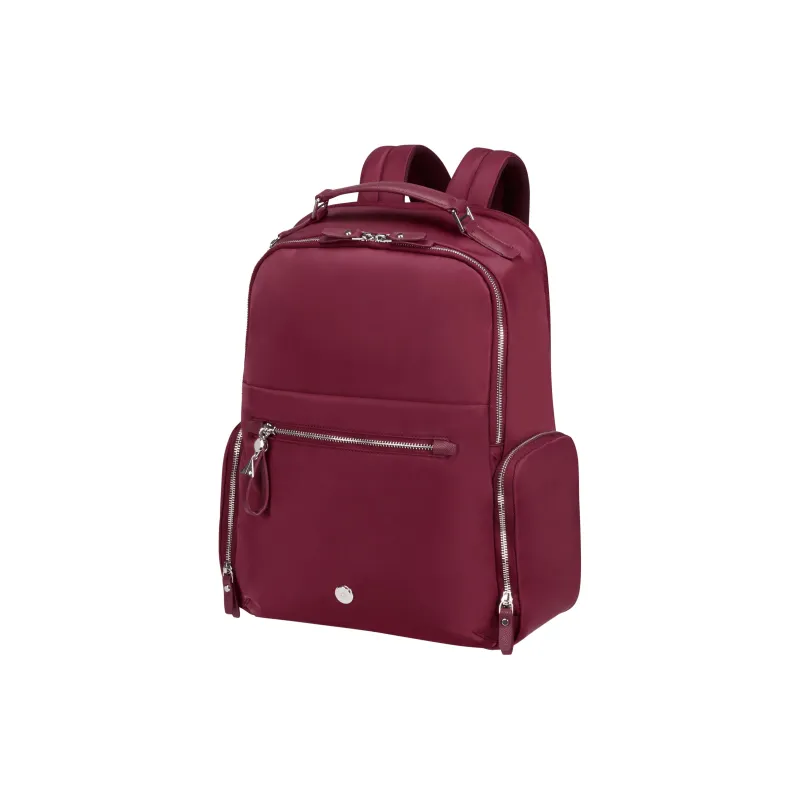 SAMSONITE Nylon Backpack Women's Garnet Red-1