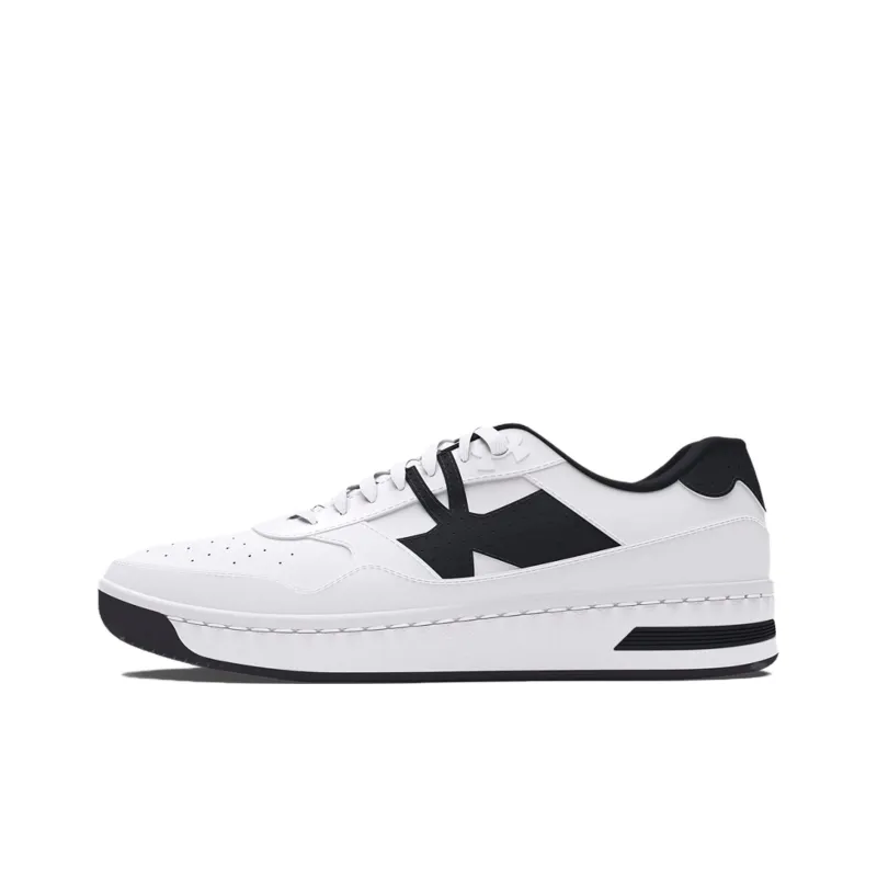 Under Armour Anti Slip Wear Resistant Low Top Casual Shoes Unisex White-0