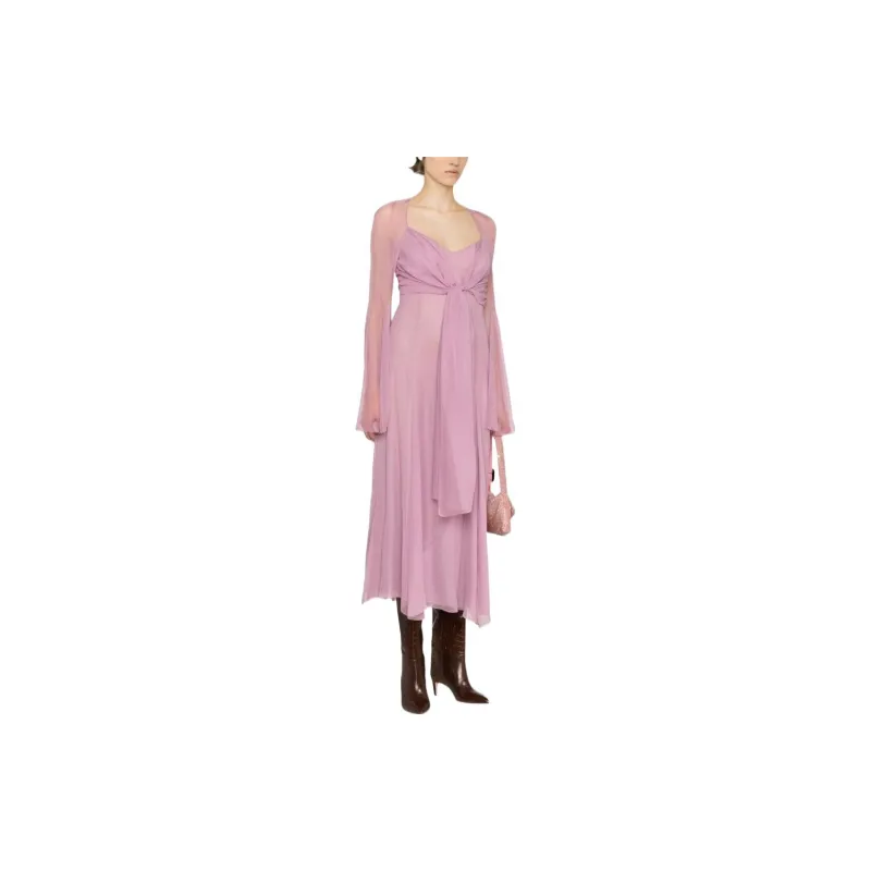 Blumarine Long-Sleeved Dresses Women's Pink-1