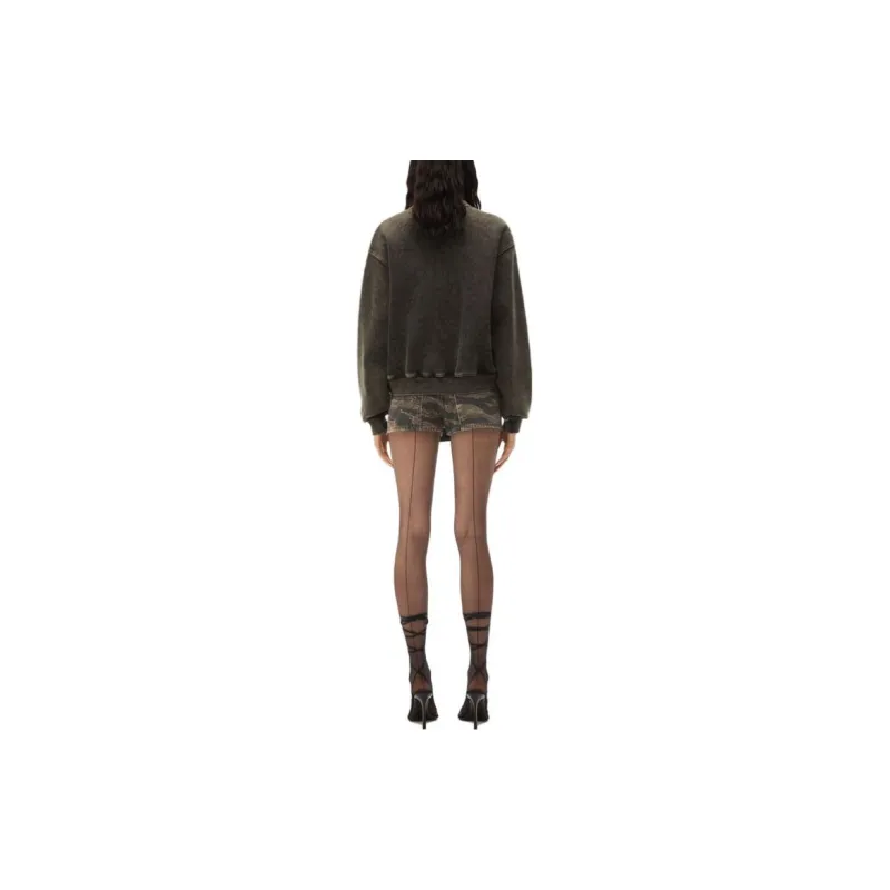 Alexander Wang Sweatshirts Women's Army Green-2