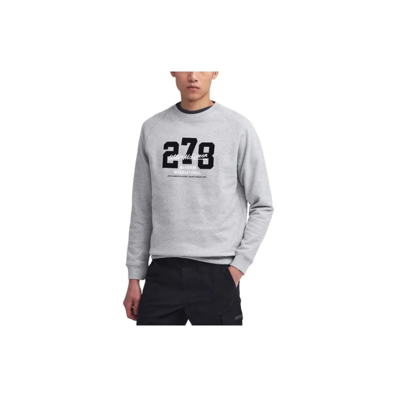 BARBOUR SS24 Sweatshirt Men's Medium Gray-2