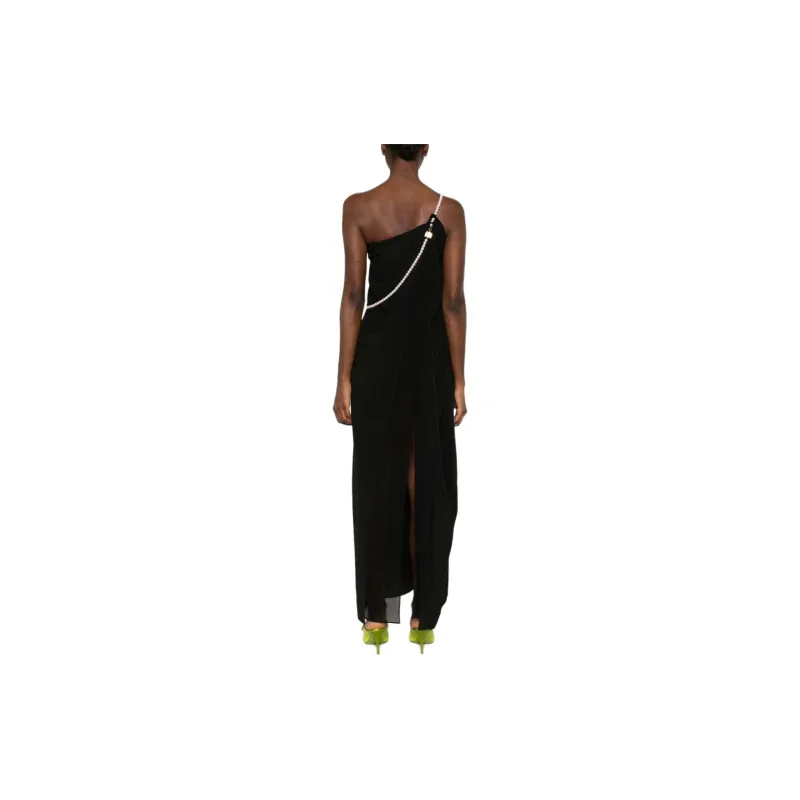 MOSCHINO Faux pearl Chain Maxi Dress-2