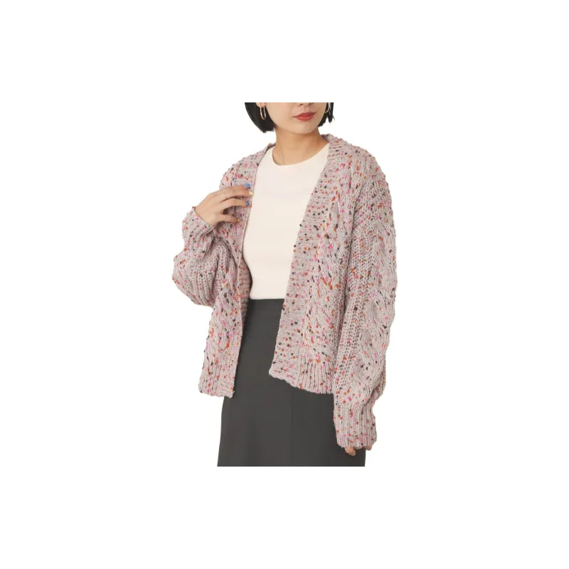 Beams Sweaters Women's Pink-3