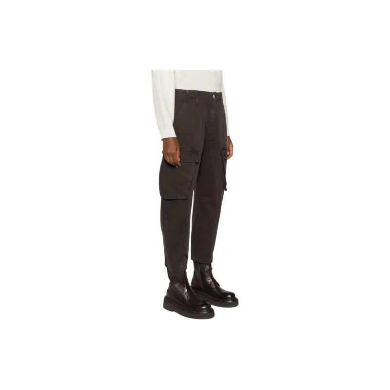 PINKO Wide Leg Cargo Trousers-3