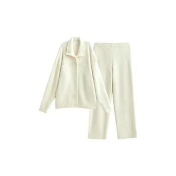 Same Language Pajama Set Women's Orange White