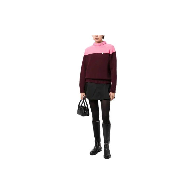 Patou Two tone Knitted Jumper-1