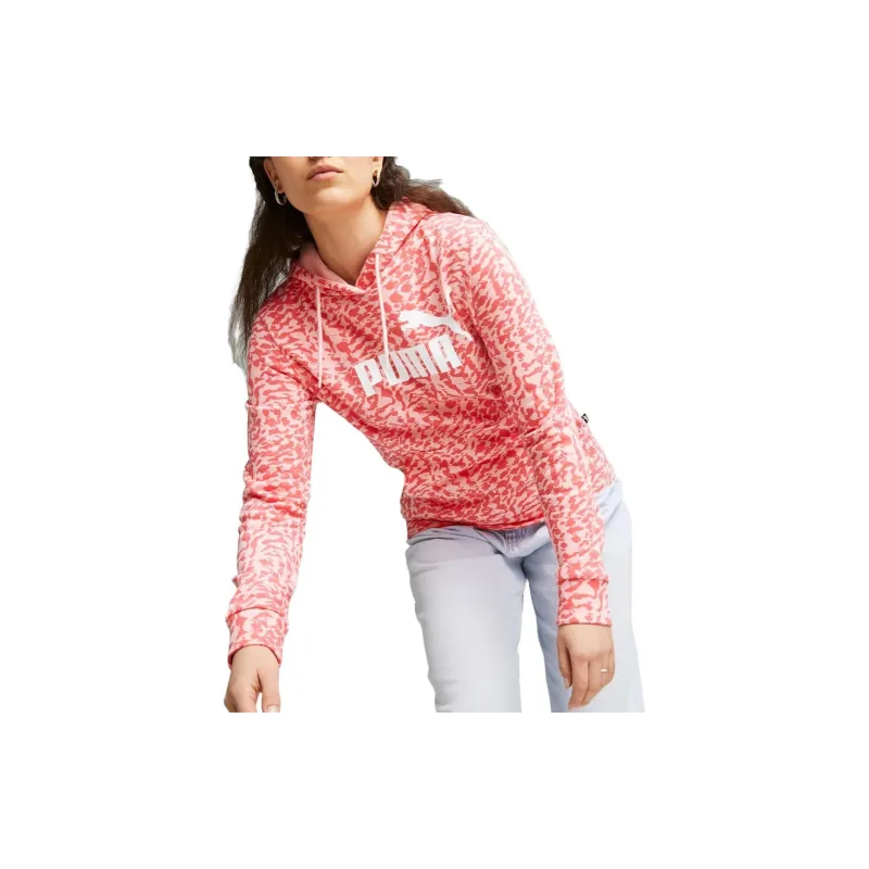PUMA ESS+ ANIMAL AOP Sweatshirts Women's Pink-3