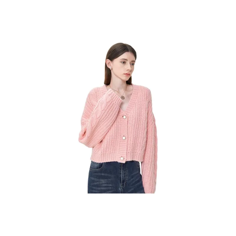 Caroline Sweaters Women's Pink-2