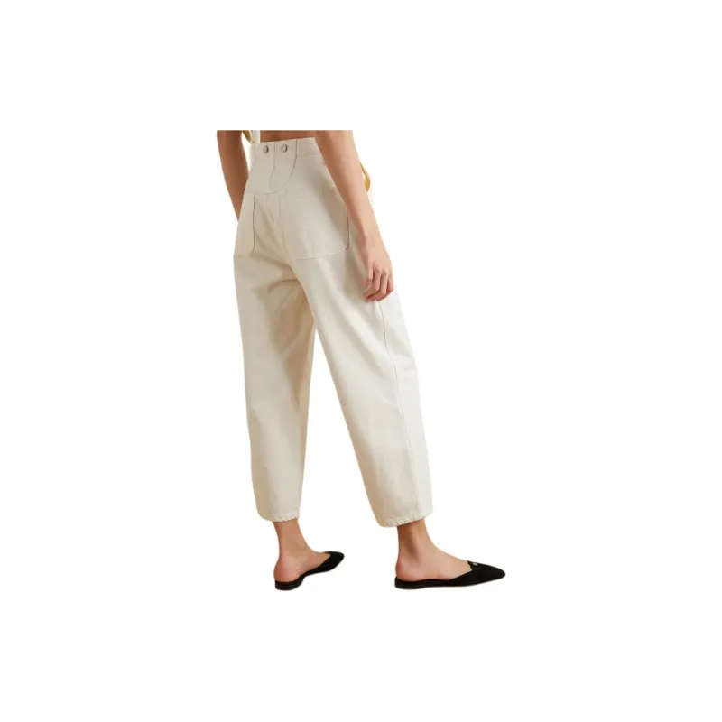 FRAME Casual Pants Women's White-2