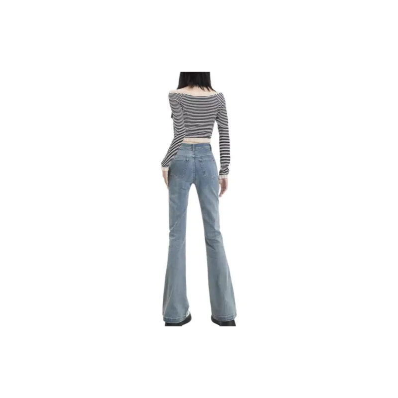 ZAVK Jeans Women's Vintage Light Blue-2