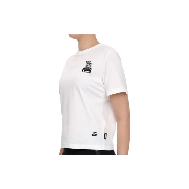 PUMA x Mr Doodle T Shirt Women's White-4