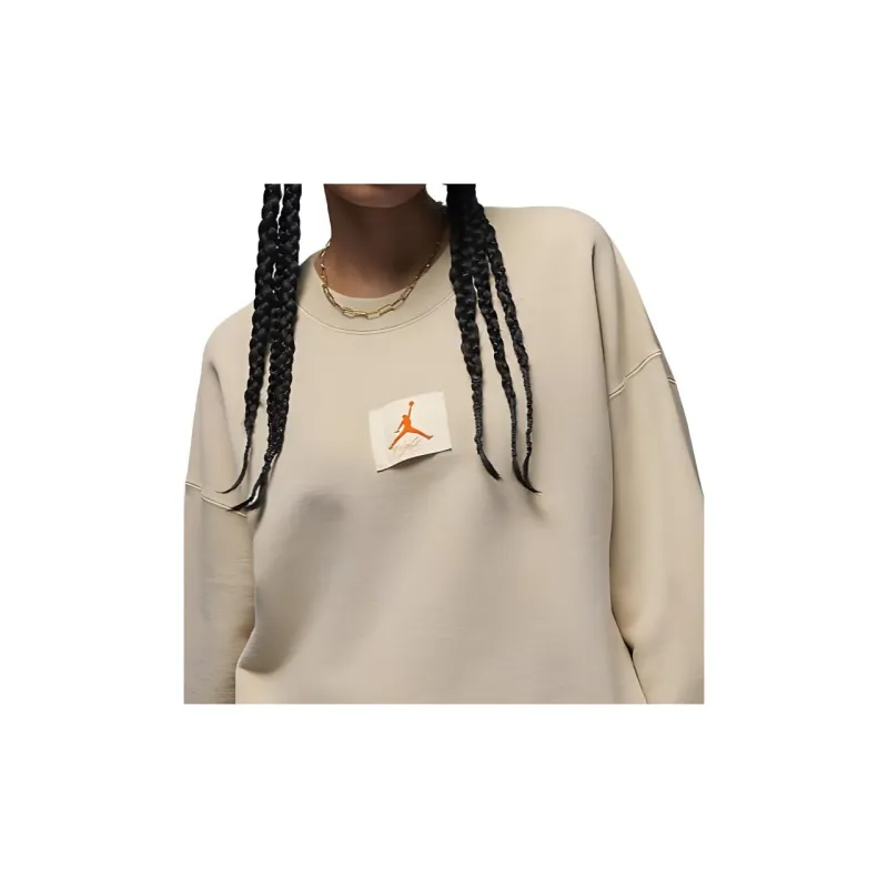 Jordan Sweatshirt Women's Khaki-3