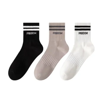 MIIOW Trend Party Series Mid Calf Socks Unisex 3 Pack