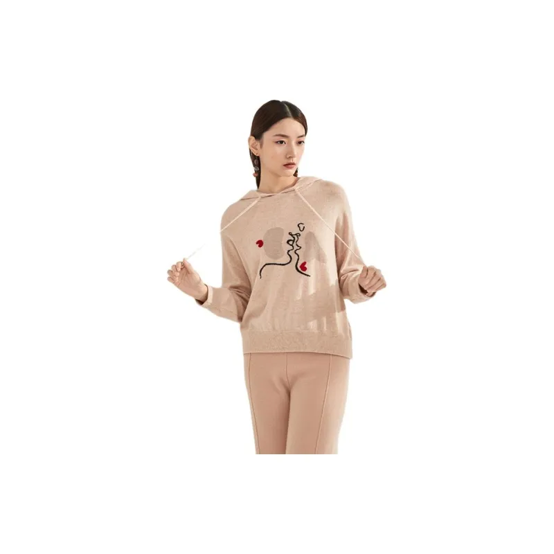 MIHUANG Sweatshirt Women's Cherry Blossom Pink-2