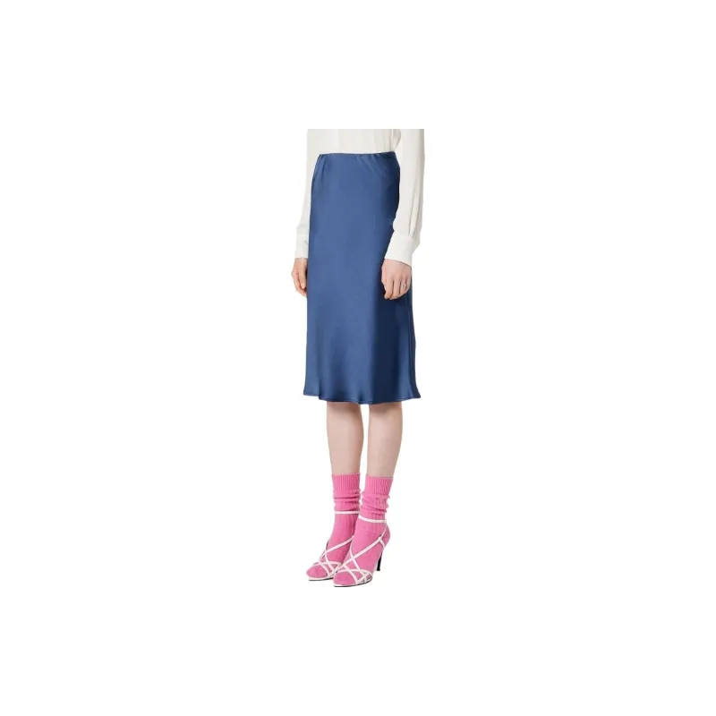 AMIPARIS High waisted Satin Skirt-3