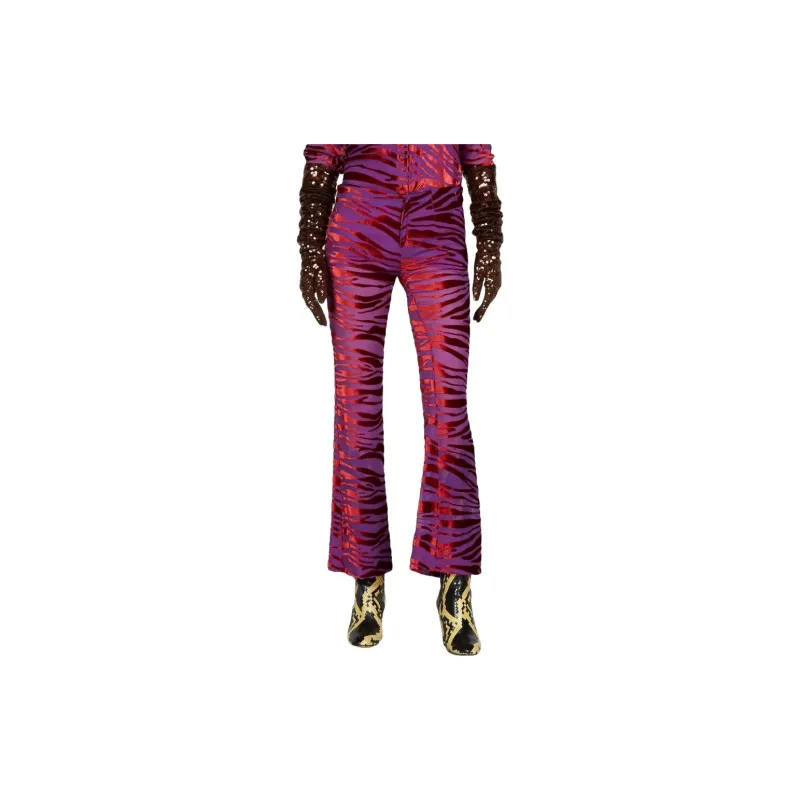 GUCCI Casual Pants Women's Purple-2