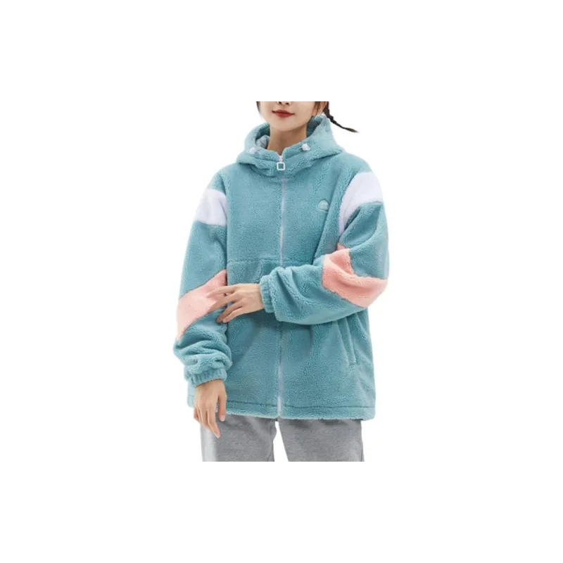 XTEP Vitality Series Jackets Coats Women's Azure/Pearl White-3