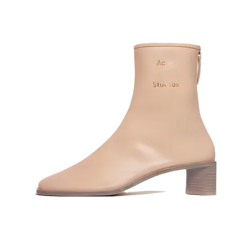 Acne Studios Ankle Boots Women's Beige Brown