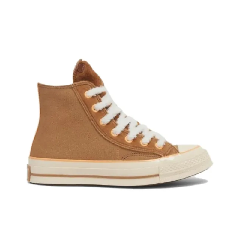 Converse Chuck 70 Wear Resistant High Top Skateboard Shoes Unisex Brown-1