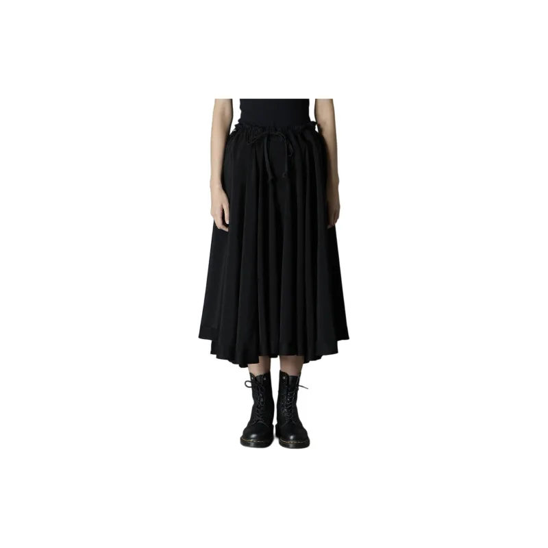 Yohji Yamamoto Drawstring Pleated Skirt-2