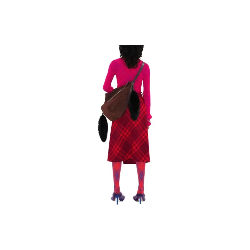 Burberry Casual Long Skirt Women's Red-2