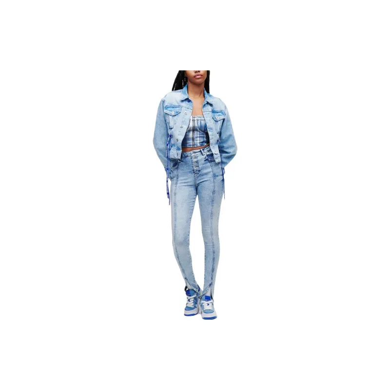 KARL LAGERFELD / Karl Lagerfeld Jeans High-waisted Super-skinny Jeans-1