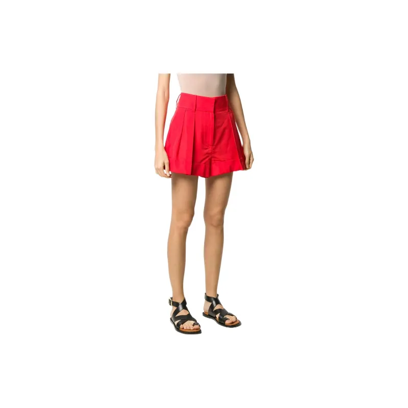 Valentino Casual Shorts Women's Red-2