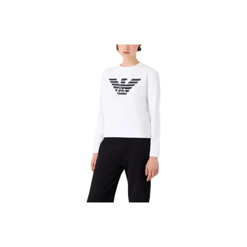 EMPORIO ARMANI Asv Organic Jersey Sweatshirt With Logo-2