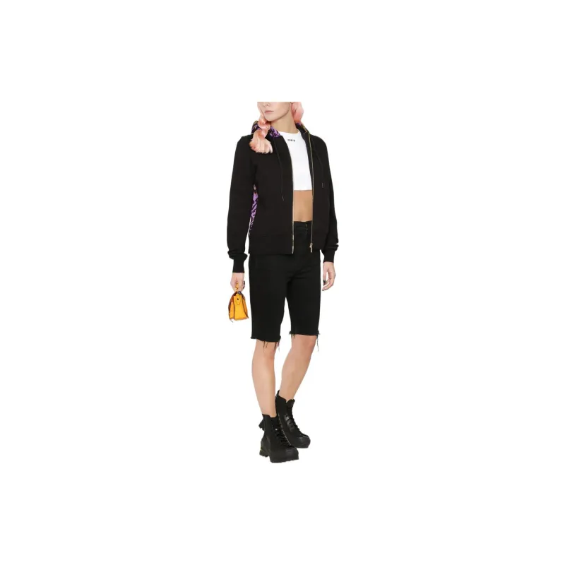 VERSACE JEANS COUTURE SS22 Sweatshirt Women's Black-1