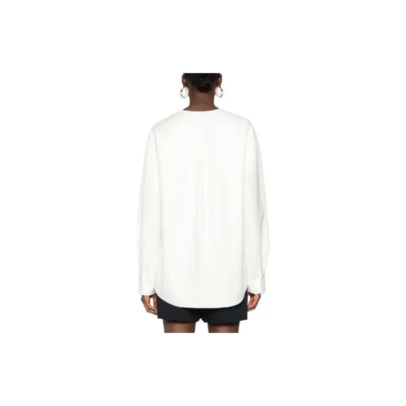 Valentino Logo Plaque V Neck Top-2