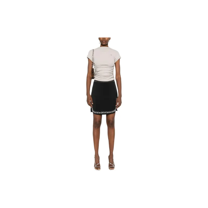 Rabanne Studded hem Mini Skirt-1
