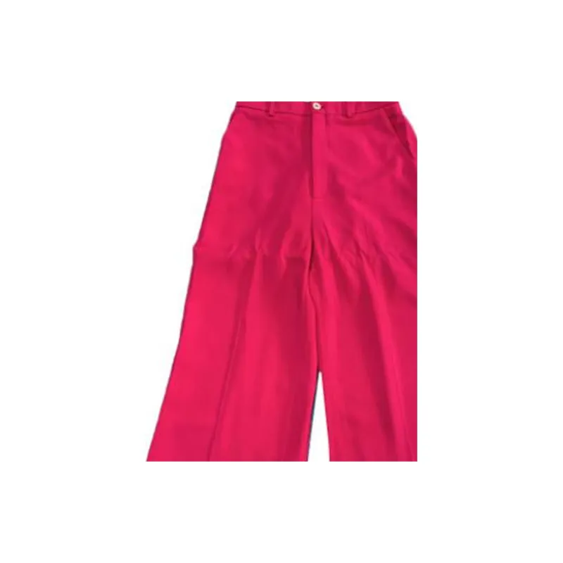GUCCI High Rise Wide Leg Pants Pink-2