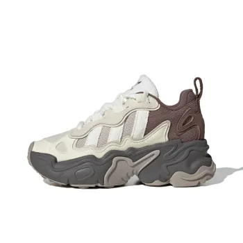 Adidas Originals Ozthemis Anti Slip Wear Resistant Low Top Chunky Sneakers Women's White Brown