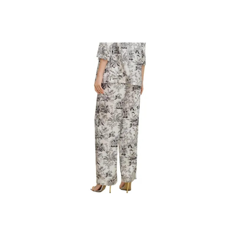 JZ. ANNAKRO Casual Pants Women's Heather Pure White-1