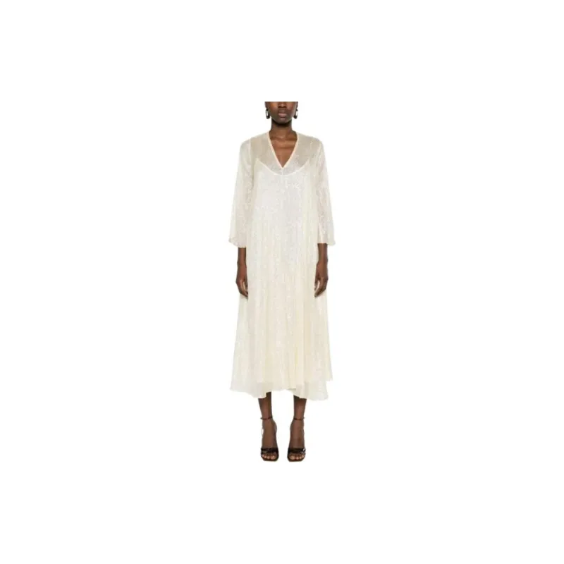 Forte Forte Lurex Kaftan Maxi Dress-1