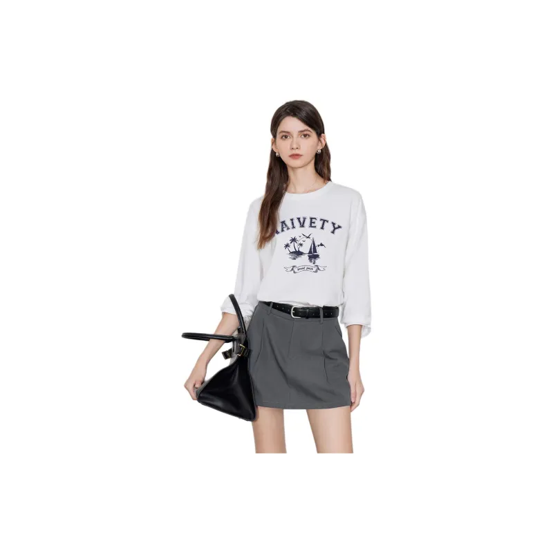 Initial Language T Shirt Women's-2