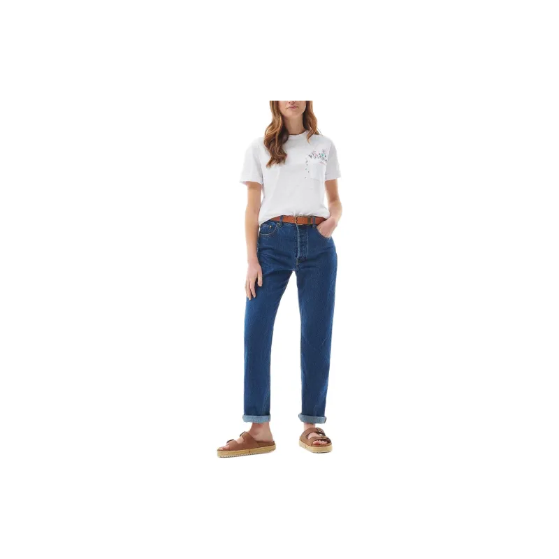 BARBOUR Evergreen T-Shirt T-Shirt Women's White-1