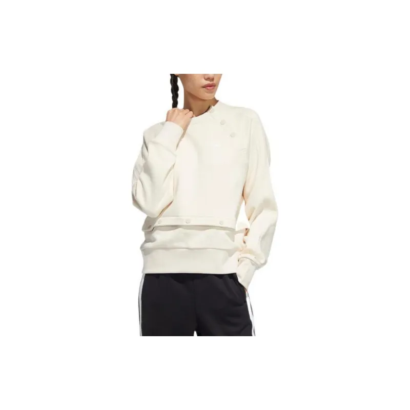 Adidas Originals Sweatshirt Women's Yellow White-3