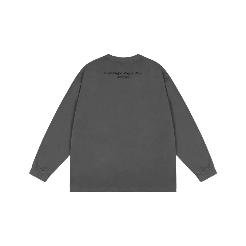 PILOTDRAGON P&D 24FW Long Sleeved Sweatshirt Unisex-13