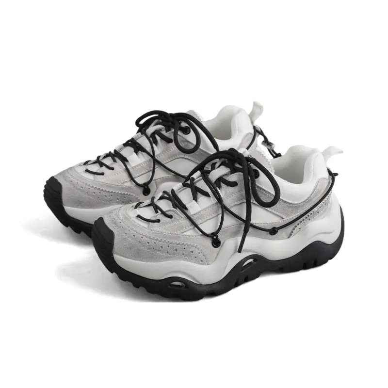 DOLIN COLLECTION Low Top Chunky Sneakers Athletic Shoes Women's Blue-5