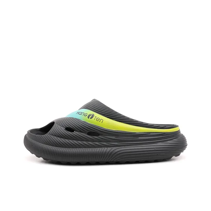 HANG TEN Slide Slippers Men Khaki/Black Orange/White Green/Black/Black Green-24