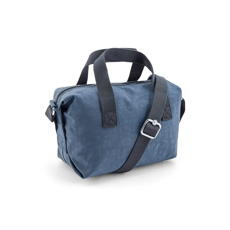Kipling Polyamide, Travel Commute One Shoulder Handbag Small Size Unisex Soft Pink/Dark Gray-6