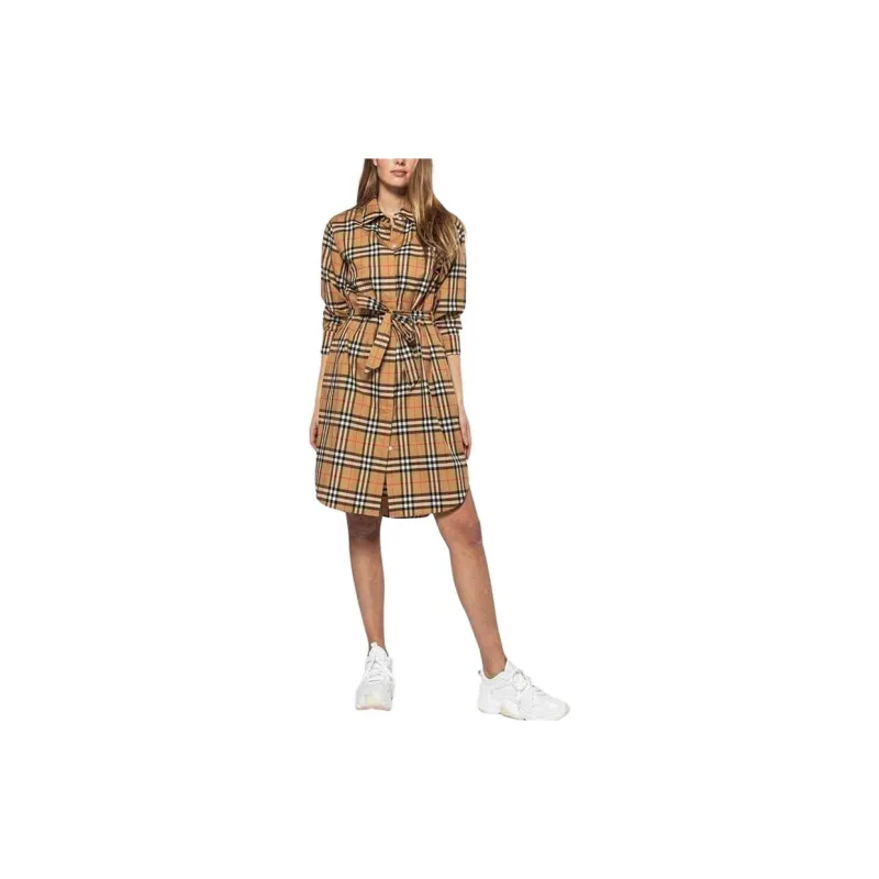 Burberry 2000s Vintage Check Dress-4