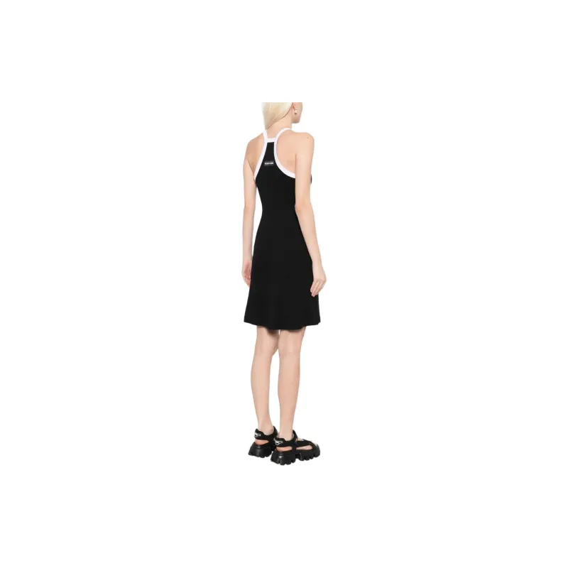 Marine Serre Moon Embroidered Sleeveless Dress-2