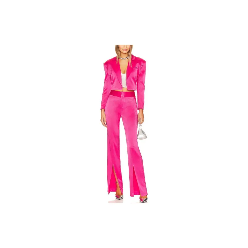 ALICE+OLIVIA Jody High waist Split Trousers-1